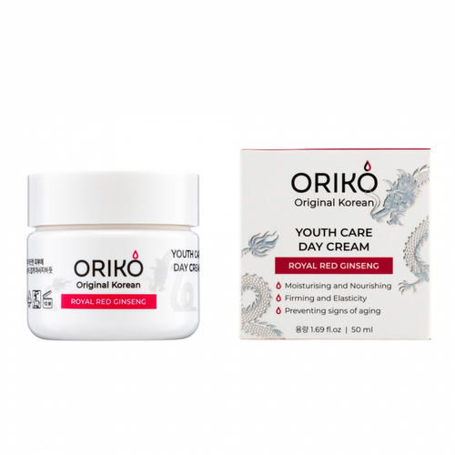 ORIKO Royal Red Ginseng Youth Care Day Cream Увлажняющий дневной крем с экстрактом красного женьшеня против первых морщин 50мл