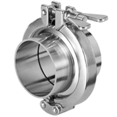 Clamp соединение в сборе DIN 32676, AISI 304, DN 15 (18мм)