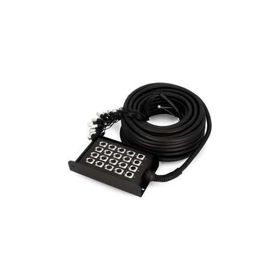 Adam Hall K 20 C 50 - мультикор со стейдж-боксом, 16 x XLR возврат, 4 x XLR посыл, 16 + 4 x 0.314 мм