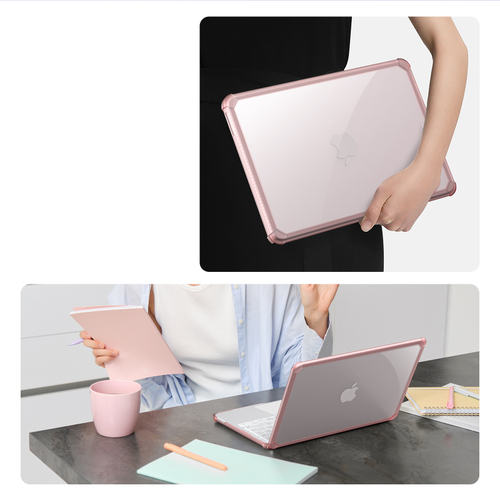 Чехол розовый для ноутбука MacBook Neo 13 (с 2026-), серии LCGM Series Protective от Dux Ducis