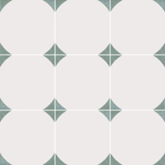 Smile Tile Эклектика Брайтон Зеленый 20x20