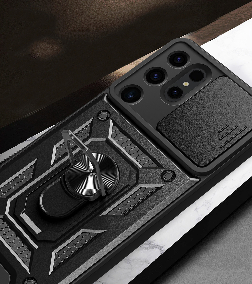 Чехол с кольцом Bumper Case для Samsung Galaxy S24 Ultra