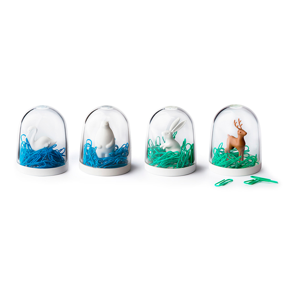 Держатель для скрепок Qualy Swan in the pond