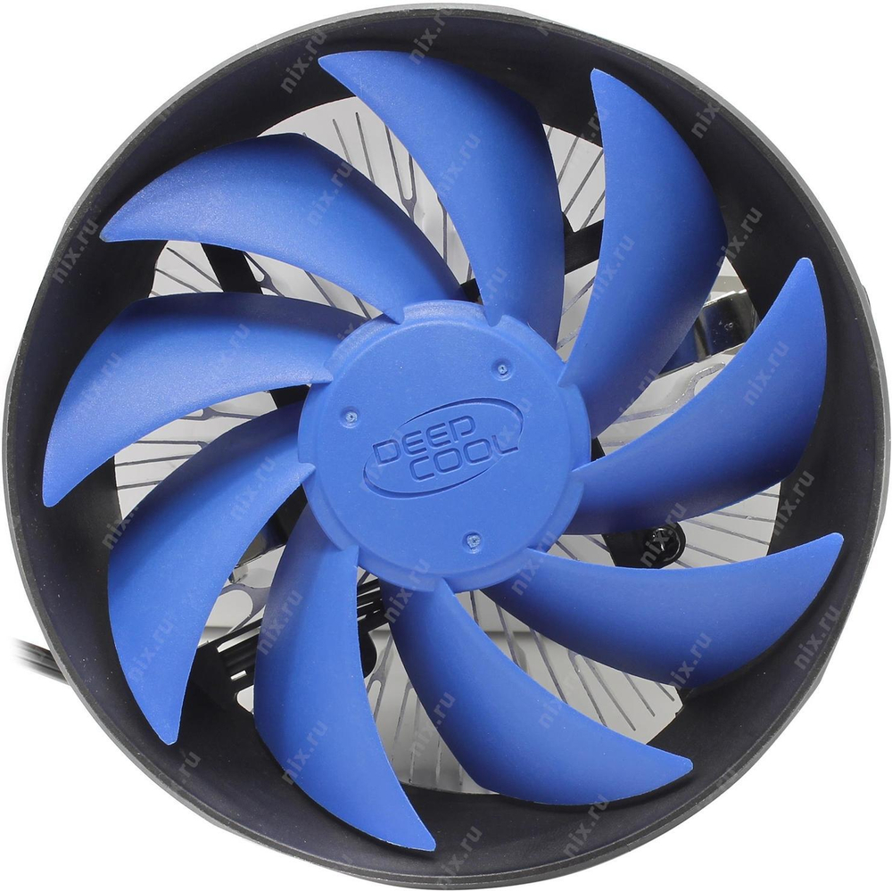 Кулер для проц DEEPCOOL GAMMA ARCHER <DP-MCAL-GA> (3пин, 775/1155, 26.1дБ, 1600об/мин, Al)