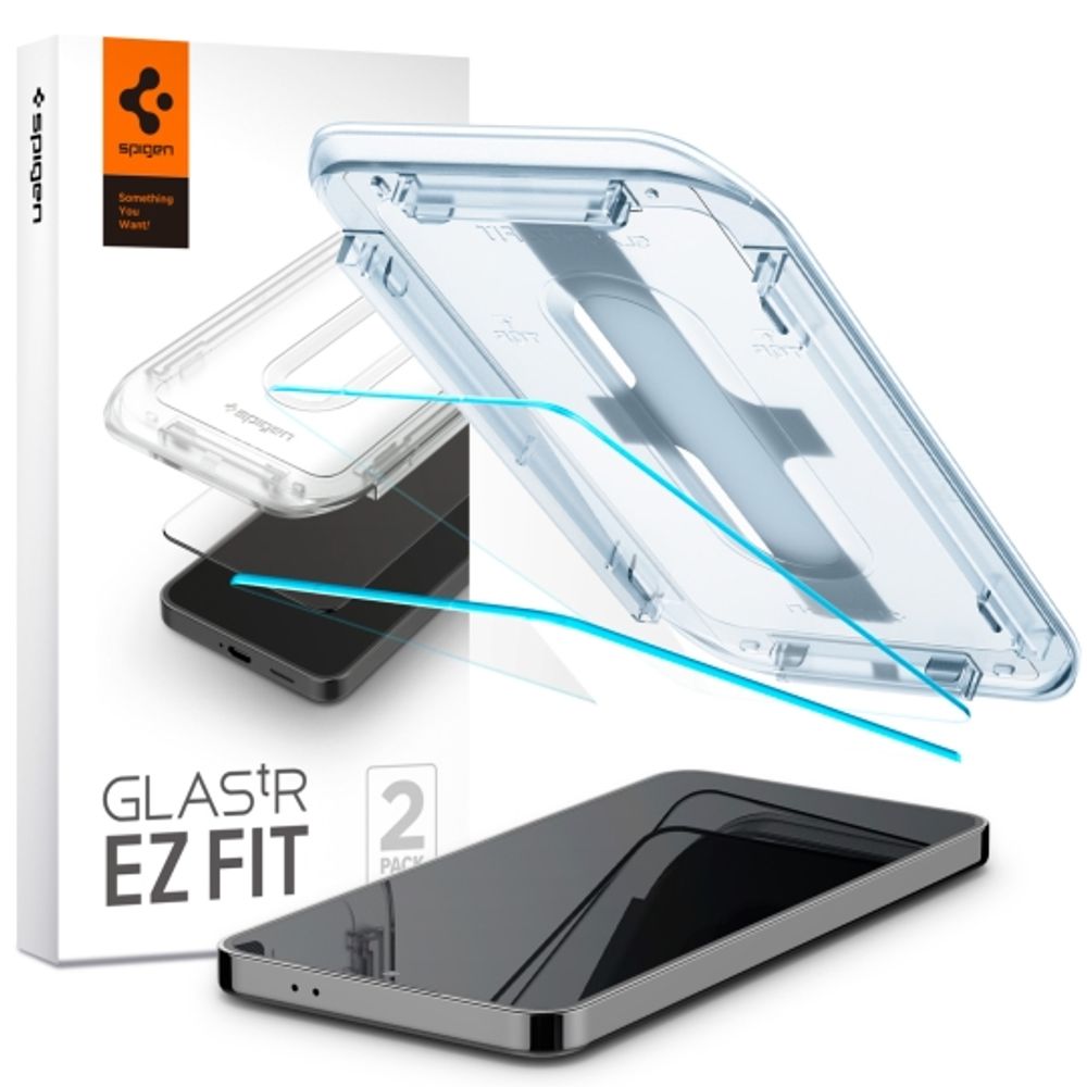 Защитное стекло Spigen Glas.tR EZ Fit 2 шт. для Galaxy S24 / S25 Clear