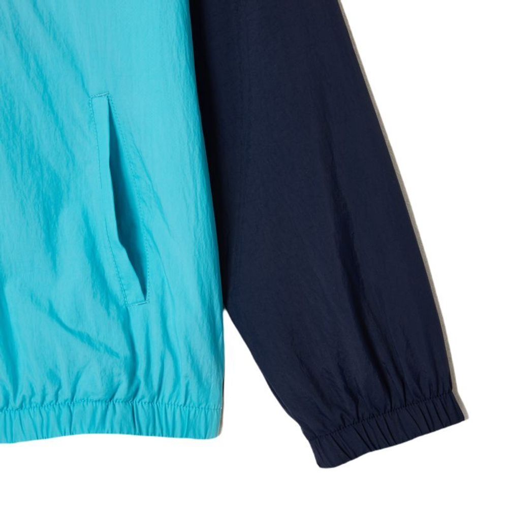 Кофта для мальчика теннисная Lacoste Recycled Fiber Colourblock Zipped Jacket - небесный