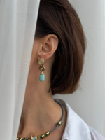 HMG 1300 Blue Серьги арт. 0679
