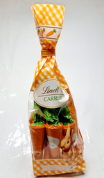 Школадная морковь Lindt  для пасхального зайца GOLD BUNNY (7 шт.) 94 г (Из Финляндии)