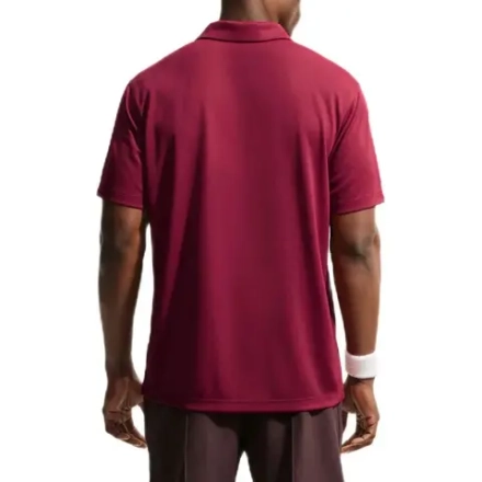Теннисное поло Nike Court Dri-Fit Solid - team red/white