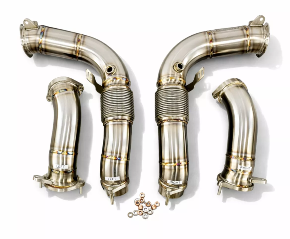 RedStar Exhaust Приемные трубы (Downpipes) без катализаторов с термозащитой BMW XM G09 RS.XM.DP
