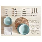 Салфетка для сервировки IKEA SOARÉ (СОАРЕ), Водяной гиацинт, 37 см