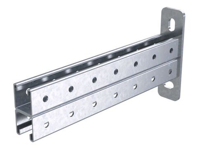Консоль двойная, 41х41мм, L500мм, INOX 304