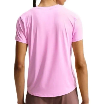 Женская теннисная футболка Nike Dri-Fit One Classic - pink rise/white