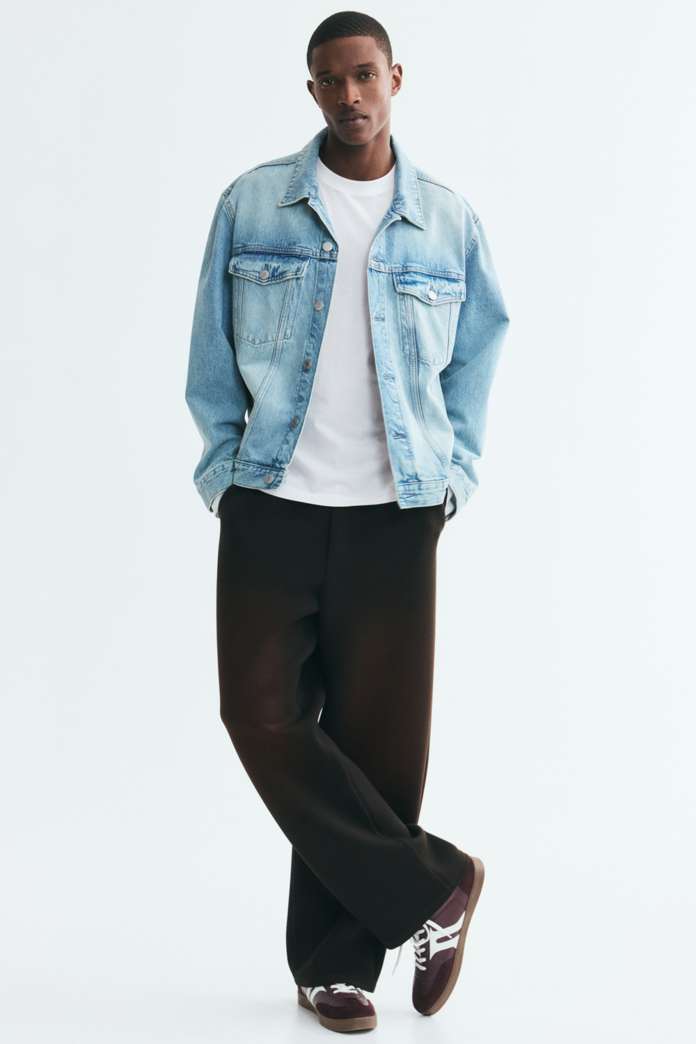 H&M Футболка стандартного кроя, белый