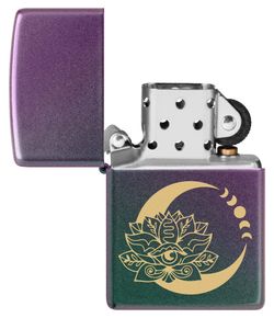 Зажигалка Zippo Lotus Moon с покрытием Iridescent (48587) 4