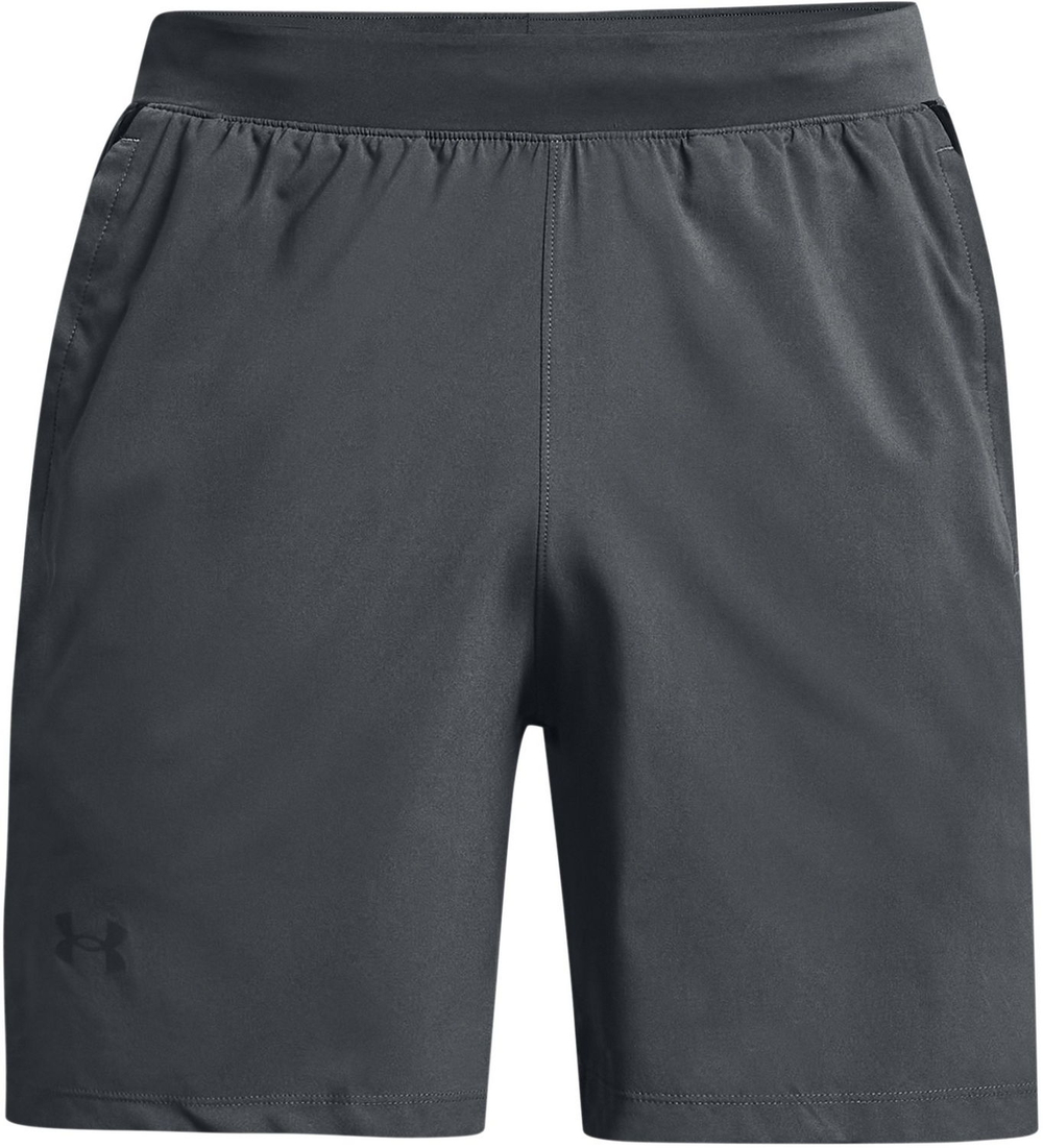 Теннисные шорты Under Armour Launch SW 7" Short - pitch gray/reflective