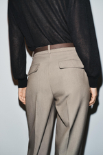 УКОРОЧЕННЫЕ БРЮКИ С РЕМНЕМ — ZARA