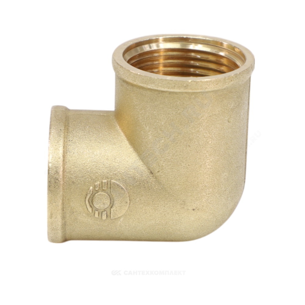 Угольник латунь Ду 15 (1/2") ВР/ВР VALFEX VF.090.L.012
