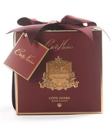 Удовая роза, красная свеча Арт-деко с кисточкой, Cote Noire