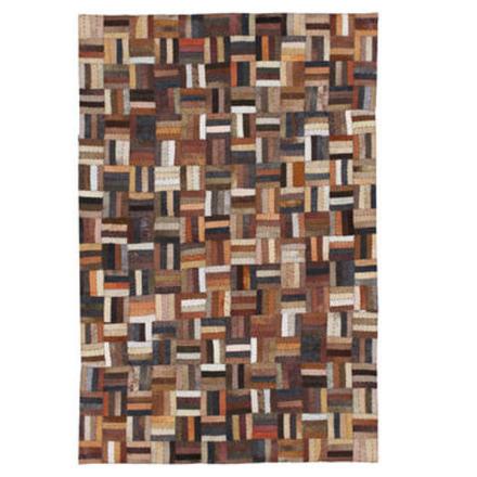Ковер PATCHWORK/leather 120*180  PW120180/LEA p.101- 2