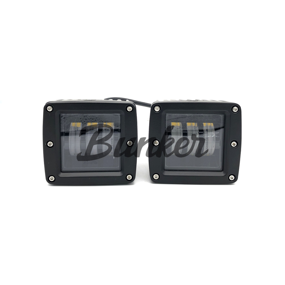 LED ПТФ Salman Универсальные ДВУХРЕЖИМНЫЕ 6000К/3000К 50W