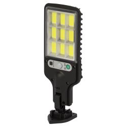 Светильник уличный ЭРА ERAKCS25-02 на солнечной батарее 10Вт 300 Лм 5000К 100 LED COB с датчиком движения ПДУ IP44 | Садовые фасадные светильники