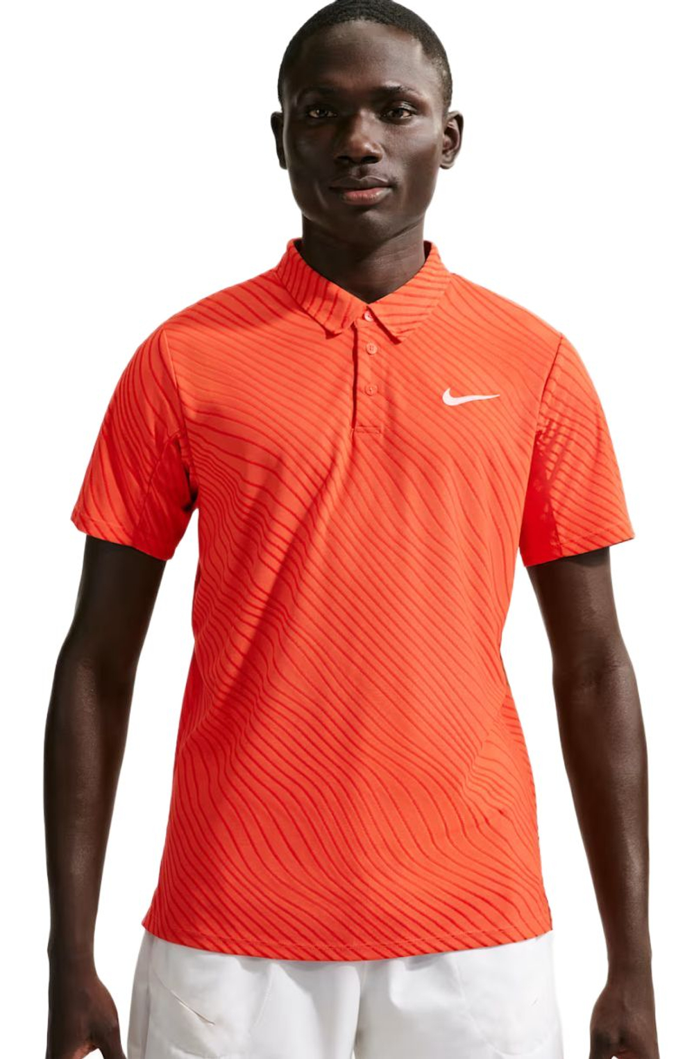Теннисное поло Nike Court Slam Dri-FIT ADV - turf orange/white
