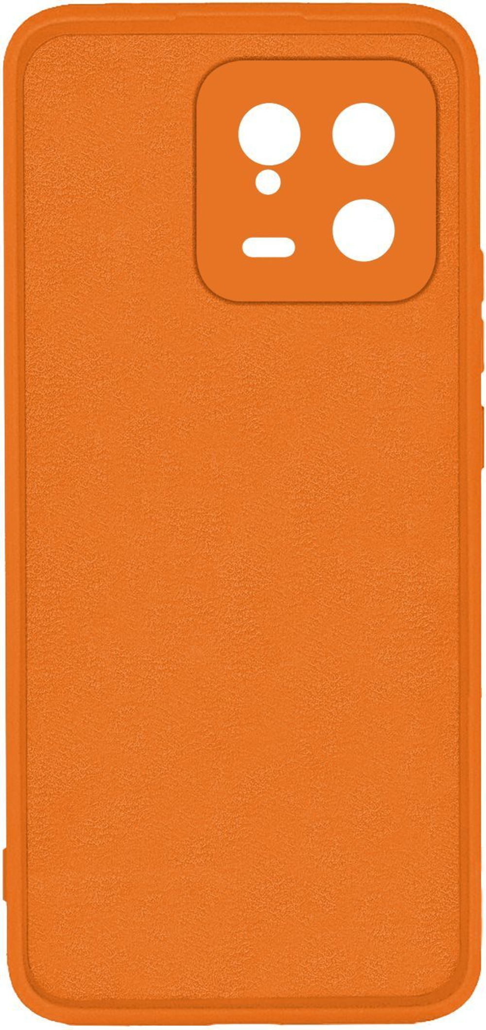 Мягкий Soft Touch чехол из силикона для XIAOMI 13 (не PRO!) с бархатной подкладкой