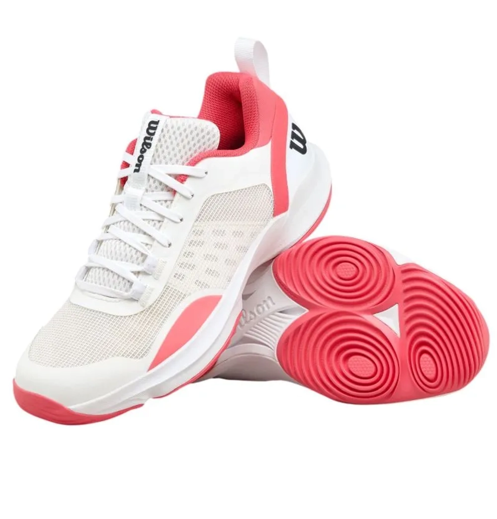 Женские кросовки для Padel Wilson Hurakn Pro V2 - white/white/dubarry