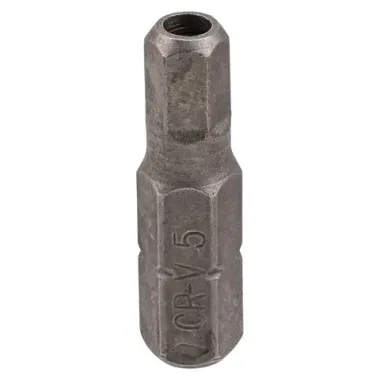 Бита H6.35*25L H5 с отверстием JCB JCB-124S2505