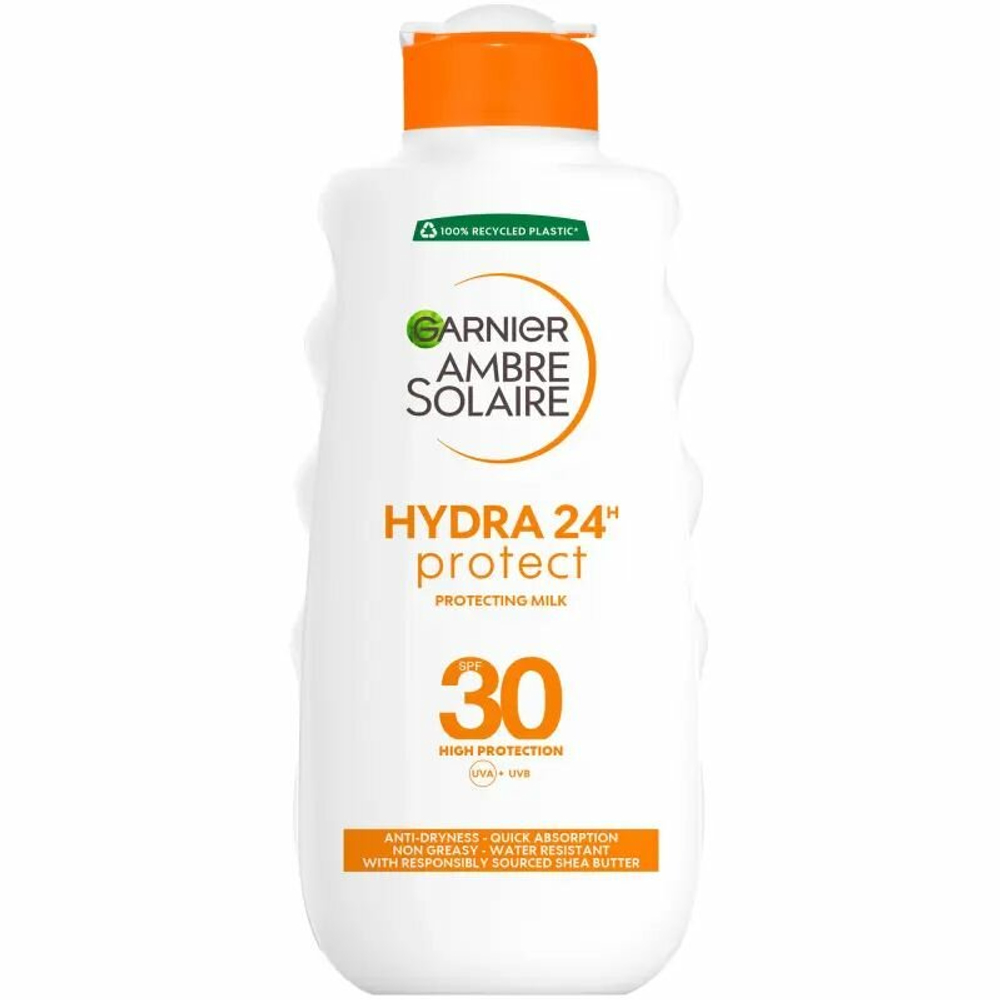 Солнцезащитное Молочко Garnier Ambre Solaire Hydra, SPF 30, 200 мл (Франция)