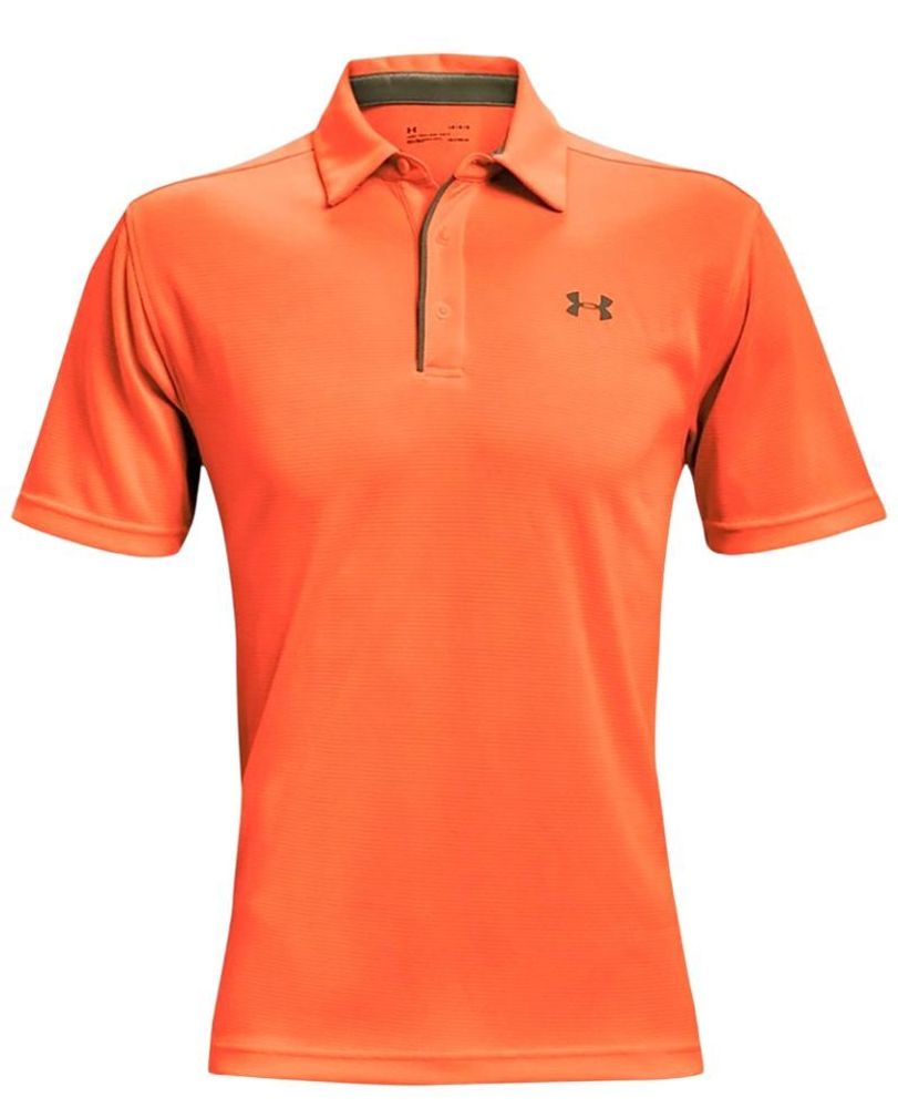 Мужское теннисное поло Under Armour Tech - Оранжевый