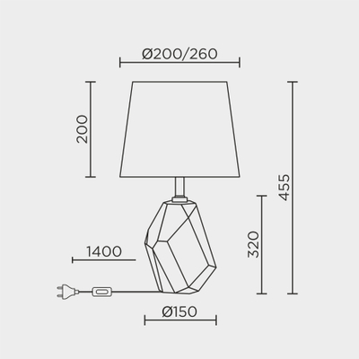 Настольный светильник MODELUX ML.6100.01TL