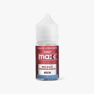 Купить Ароматизатор Naked Max 15 мл - Ice Red Razz Pomegranate