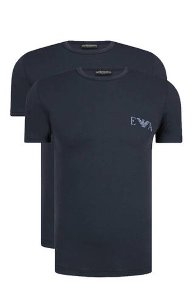 Футболка 2-pack Emporio Armani - темно-синий(111670 3F715)