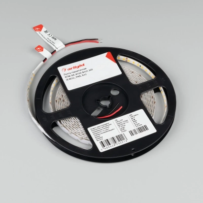 Лента герметичная RTW-SE-A140-8mm 24V Warm3000 (5 W/m, IP65, 5m) (Arlight, -)