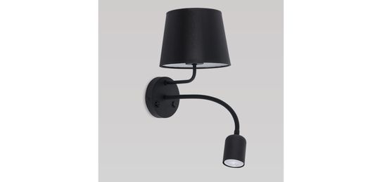 Бра настенный с выключателем 2537 Maja чёрный TK Lighting