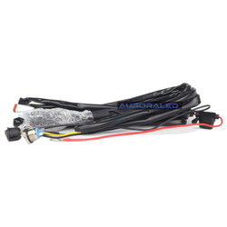 Балка Aurora 10" комбинированного белого света с ходовыми огнями DRL RGB управление кнопкой ALO-D8-10-R5Y1-Q