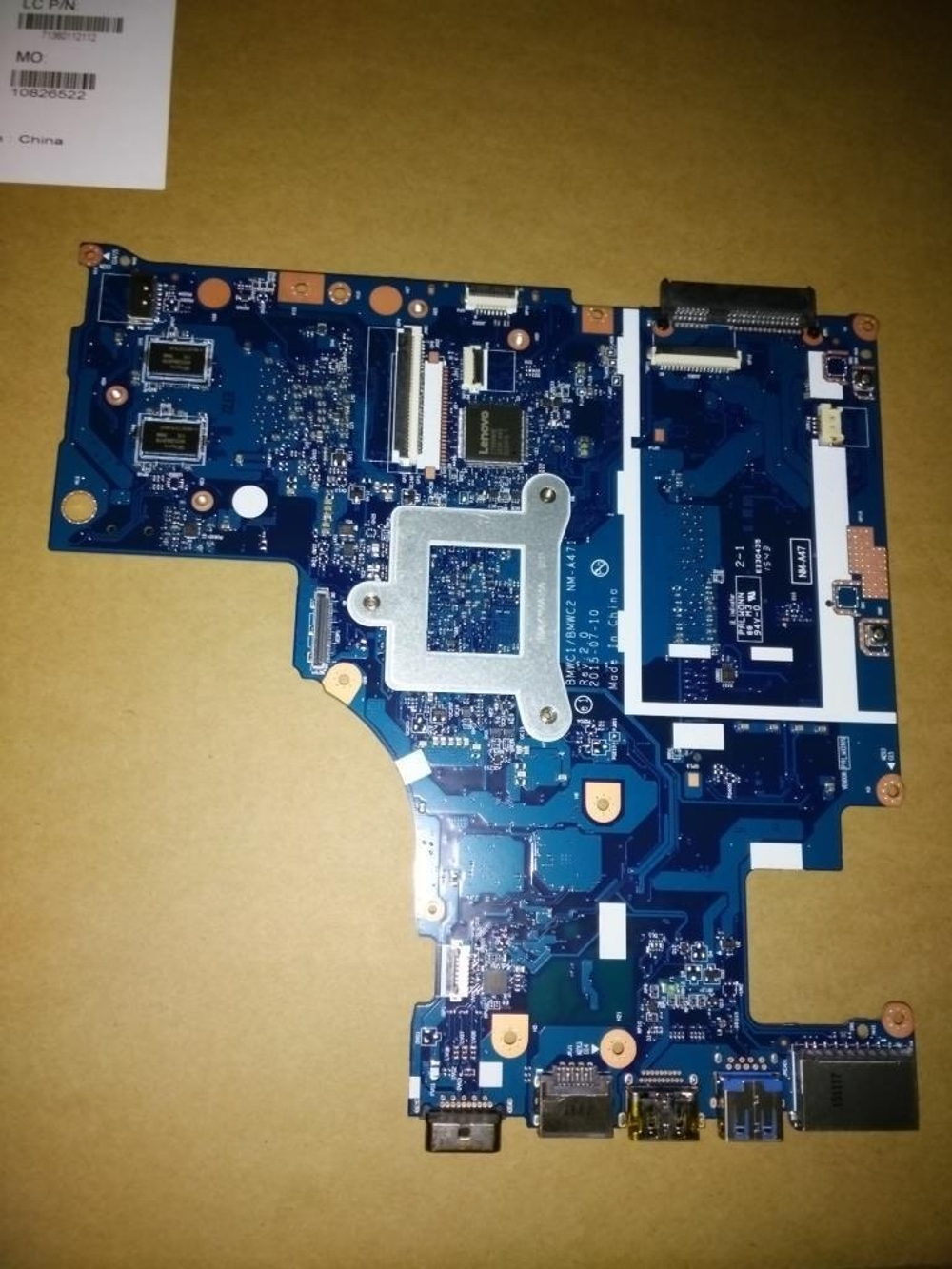Материнская плата для ноутбука Lenovo ideapad 300-15IBR NOK N3700 VIG (5B20K14030), оригинал