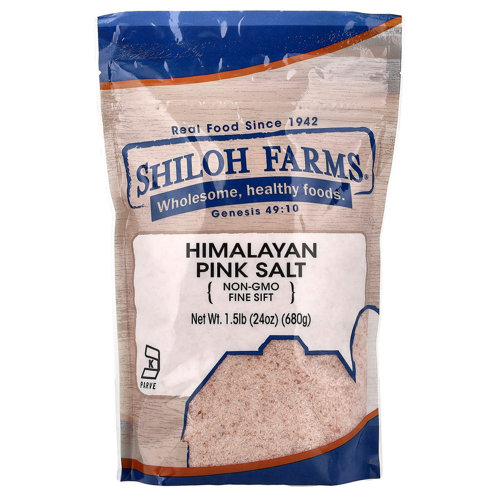 Shiloh Farms, розовая гималайская соль, мелкого отжима, 680 г (24 унции)