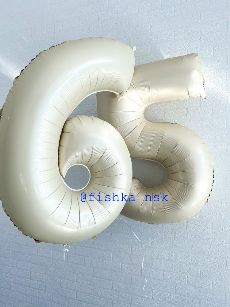 Гелиевые шары цифры № 66