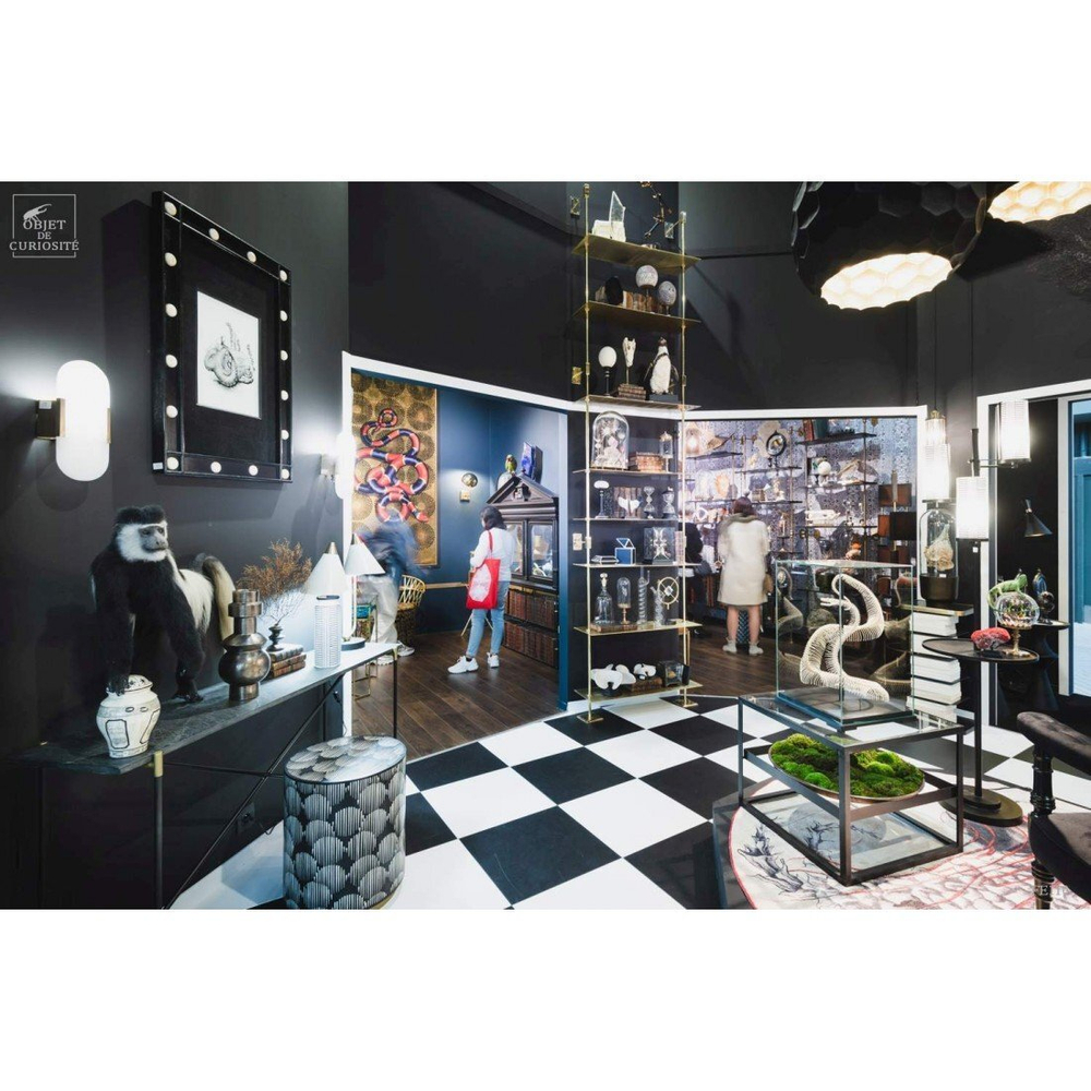 Столик Console black marble Консольный столик Objet de Curiosite Черный