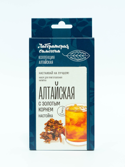 Алтайская с золотым корнем, настойка 1 шт / Лаборатория самогона (Подарок, Выгодная упаковка)