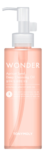 TONYMOLY Гидрофильное масло с экстрактом абрикосовых косточек - WONDER Apricot Seed Deep Cleansing Oil ,190мл