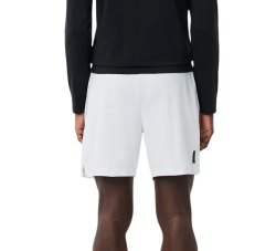 Мужские теннисные шорты Lacoste Regular Fit Ultra Dry Sport - white