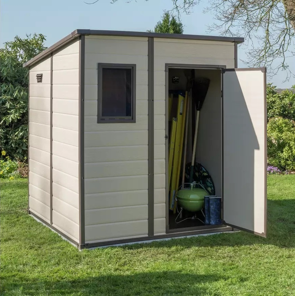 Пластиковый сарай Keter Manor Pent 6x6 beige