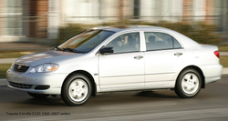 Арка левая Toyota Corolla E120 2000-2007 седан (Polcar)