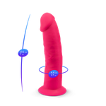 Фаллоимиатор термоактивный из Silexpan 7.5" розовый 220611AL