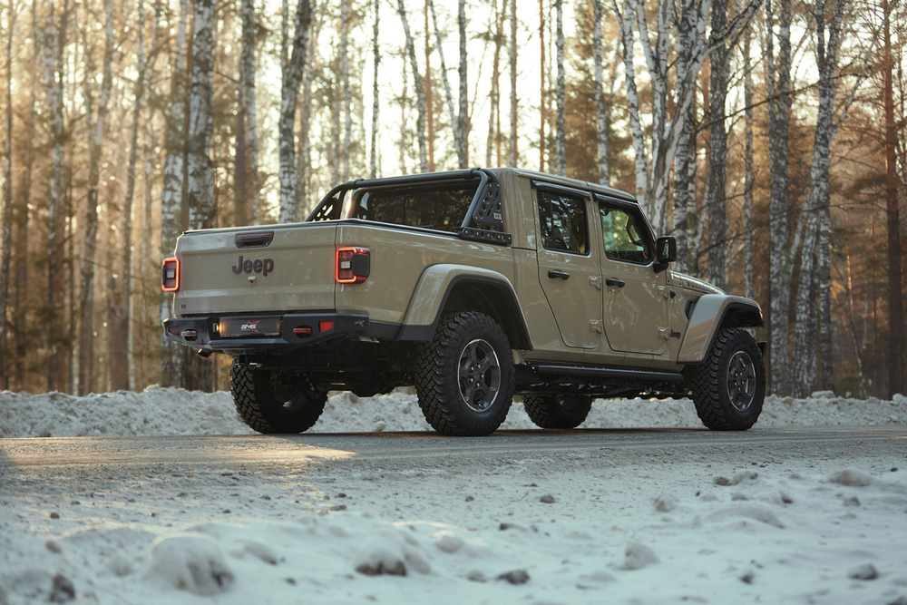 Бампер силовой задний BMS PRO-Line для Jeep Gladiator JT 2019-2026