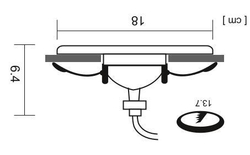 Светильник потолочный Arte Lamp Apus A6664PL-1WH